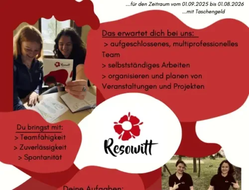 Wir suchen Dich für ein Freiwilliges Soziales Jahr