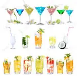 Alkoholfreie Cocktails Cocktails im Comicstil