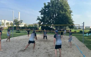 Beachvolleyball Turnier im Reso-Witt