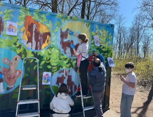 Frische Farben und Respekt beim Projekt unserer Schulsozialarbeiterin an der Grundschule Reinsdorf