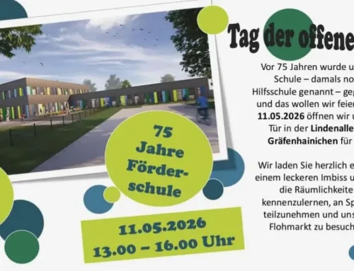 11.05. Tag der offenen Tür in der „Schule an der Lindenallee“ Gräfenhainichen